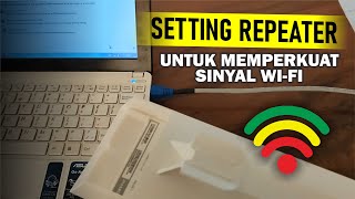 Cara Memperkuat Sinyal WiFi dengan Repeater  Case TPLink CPE210 [upl. by Noguchi]