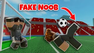 Fake Noob DOMINATES in Touch Football Roblox [upl. by Brooks]