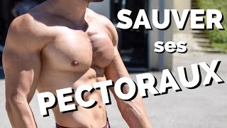 SAUVER SES PECTORAUX EN MUSCULATION  3 ASTUCES [upl. by Anaj595]