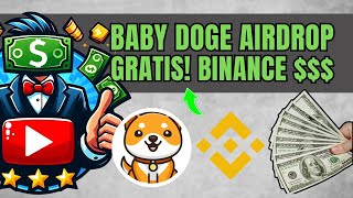 Baby Doge Airdrop Binance GRATIS Guadagnare fino a 300 usd ogni Red Packet [upl. by Ainahpets]