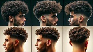 Taper Fade Haircut Curly Hair  Curly Hair Taper Fade  Hairstyle Trends [upl. by Aelanej]