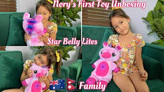 Norys First Toy Unboxing  Star Belly lites [upl. by Egrog925]