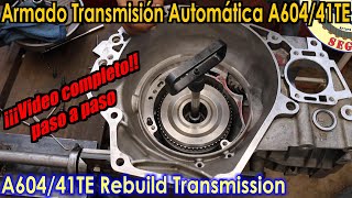 Reparacion Transmision A60441TE paso a paso  video completo [upl. by Kirsten147]