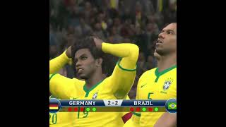 GERMANY vs BRAZIL PKs  PES KONAMI  تعليق عربي [upl. by Ansev301]