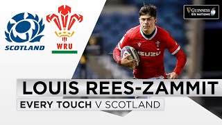 Louis ReesZammit  Every Touch v Scotland  Guinness Six Nations [upl. by Daveta]