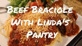 Unbelievable Beef Braciole With Lindas Pantry [upl. by Andras]