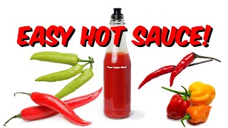 Easy Homemade Hot Sauce  Better than the Store [upl. by Trevor996]