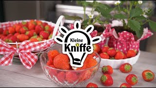 Kleine Kniffe  Erdbeeren entstielen [upl. by Beauvais]