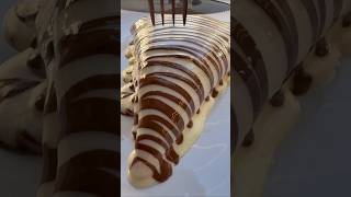 Creamy crêpes 🤎🤍 crepes chocolate satisfying [upl. by Nahsed]