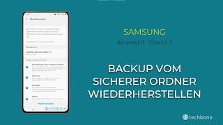 Backup wiederherstellen Sicherer Ordner  Samsung Android 11  One UI 3 [upl. by Radborne]