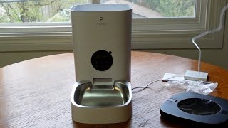 PETLIBRO Automatic Cat Feeder  Unboxing and Demo [upl. by Eelsnia]