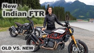 Indian FTR R Carbon Test Ride Review with Comparison Old FTR 1200 vs New FTR and Sound Check [upl. by Adnim888]