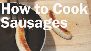 How to Cook Sausages in a Pan [upl. by Arihaj195]