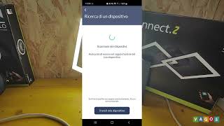 Associazione lampada ConnectZ Eglo ad app [upl. by Annahsed]