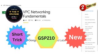 2024 VPC Networking Fundamentals  GSP210  qwiklabs  Shorttrick  arcade2024 [upl. by Lrem]