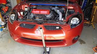 20062012 4G Mitsubishi Eclipse Oil Change 4G69 GS [upl. by Annavoig511]