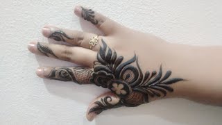 Top trending khaleeji design mehndi henna [upl. by Dranoel51]