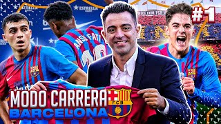 COMIENZA el MODO CARRERA MAS REALISTA de la HISTORIA 😱🔥  FIFA 22 Modo Carrera Barcelona 1 [upl. by Ecinaj445]