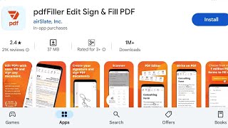 How To Install PdfFiller Edit Sign amp Fill PDF Apps  How To Download PdfFiller Edit Sign amp Fill PDF [upl. by Arreyt299]