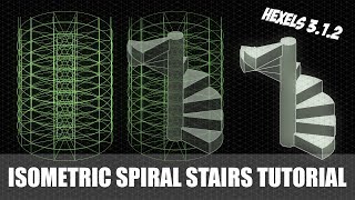 HEXELS Spiral Stairs Tutorial [upl. by Mello]