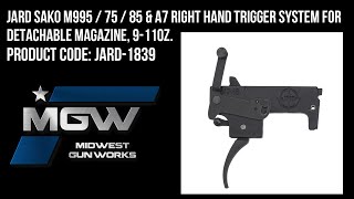 JARD Sako M9957585 amp A7 Right Hand Trigger System for Detachable Magazine 911ozPart JARD1839 [upl. by Weinstein]