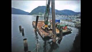 Junttan PM26LC piling rig Fundamentering AS Norway [upl. by Enyar]