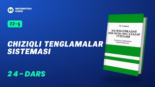 Chiziqli tenglamalar sistemasi  MUsmonov [upl. by Clerk]