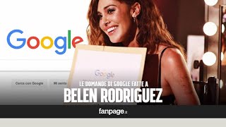 Belén Iannone incinta Instagram da piccola la Rodriguez risponde alle domande di Google [upl. by Akilak]