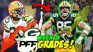 Reacting to Packers PFF Grades in WIN vs Jaguars [upl. by Nottnerb171]