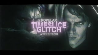 timeslice glitch w amp without the sapphire plugin  after effects [upl. by Aniakudo]