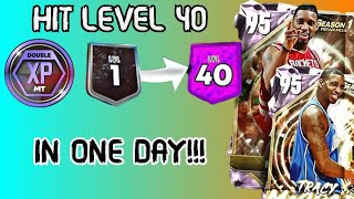 USE THIS METHOD TO HIT LEVEL 40 IN ONE DAY  SEASON ONE OF NBA 2K25 [upl. by Elbon648]