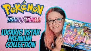 OPENING POKEMON LUCARIO VSTAR PREMIUM COLLECTION [upl. by Radbourne]