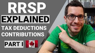 RRSP Explained Part 1  Tax Deductions amp Contribution Room  Canadian Tax Guide Chapter 3 [upl. by Satterlee]