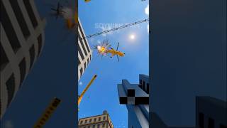 Helicopter Shootdown 😱 minecraft gaming epic [upl. by Krilov187]