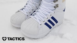 Adidas Superstar ADV 2020 Snowboard Boot Rider Review  Tactics [upl. by Buatti146]