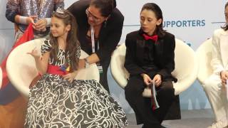 ESCKAZ live in Malta Pressconference with Vincenzo Cantiello Krisia and Betty [upl. by Larine]