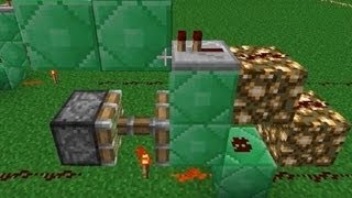 Minecraft Piston invention 24 Compact 1 wide instant dual edge detector [upl. by Iharas]