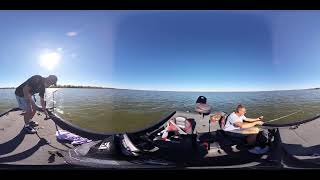 Marion 10222024 Live White Bass and Small Wipers 360° [upl. by Blount300]