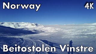 Crosscountry Skiing in Norway Beitostolen Vinstre in Jotunheimen 4K [upl. by Assyl]