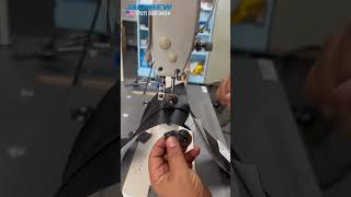 How to Adjust Rubber Roller Foot on Post Bed Sewing Machine [upl. by Ynafetse]