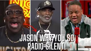 Shannon Sharpe CALLS OUT Jason Whitlock amp Deion Sanders Haters After Utah Win quotWHY HE RADIO SILENTquot [upl. by Simaj]