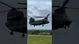 CH4 Chinook Roaring aviation chinookhelicopter [upl. by Cherish]