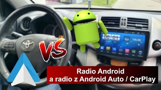 Radio Android 2 DIN vs Android Auto  CarPlay w samochodzie radio GMS a radio samochodowe SONY [upl. by Chapen]