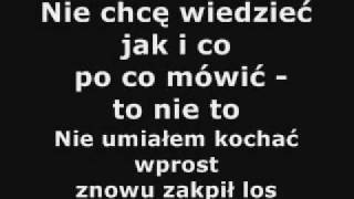 Lady pank  Znowu pada deszcz  nie karaoke ale napisy tekst słowa [upl. by Rozalie]