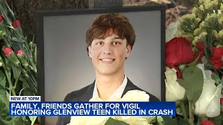 Vigil held for high school student killed in tragic Glenview crash [upl. by Agace]