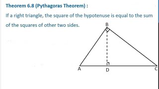 class 10th maths chapter 6 trianglestheorem 68  lecture 34 [upl. by Anahsor]