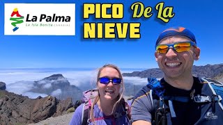 Pico de la NieveLa Palma HikingVolcano Caldera WalkingDrone FootageDJI Mini SESummit Cross [upl. by Nodla]