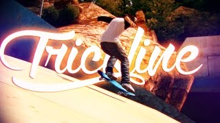 Skate 3  How To Trickline NollieOllie Pops [upl. by Nylorahs]