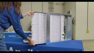 How to Replace the Air Filter in an AprilAire WholeHouse Air Purifier [upl. by Ylrebmik]