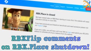 RBXFlip Founder Talks About RBXPlace Shutting Down  Interview [upl. by Eelyam]